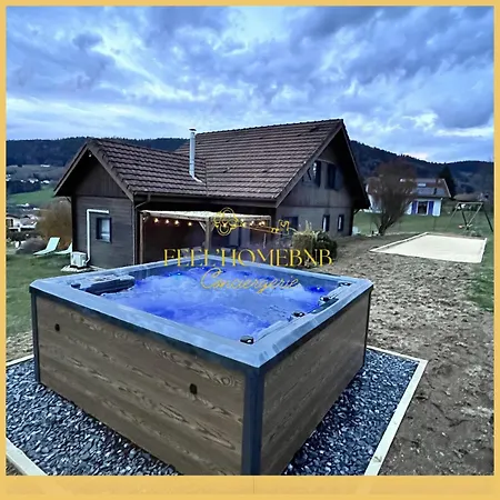 Chalet Des Reves Vosgiens Premium Avec Jacuzzi, Brasero, Borne D'arcade 3000 Jeux Et Pistes De A 10 Minutes Le Syndicat