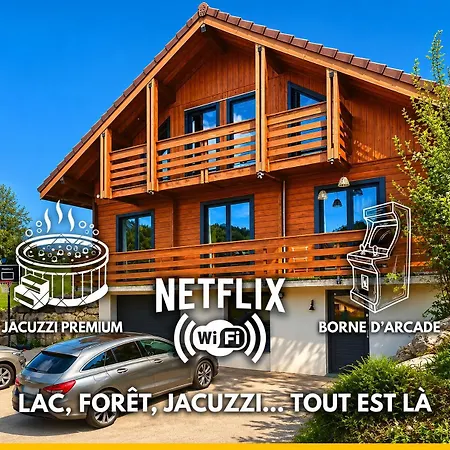 Chalet Des Reves Vosgiens Premium Avec Jacuzzi, Brasero, Borne D'arcade 3000 Jeux Et Pistes De A 10 Minutes *